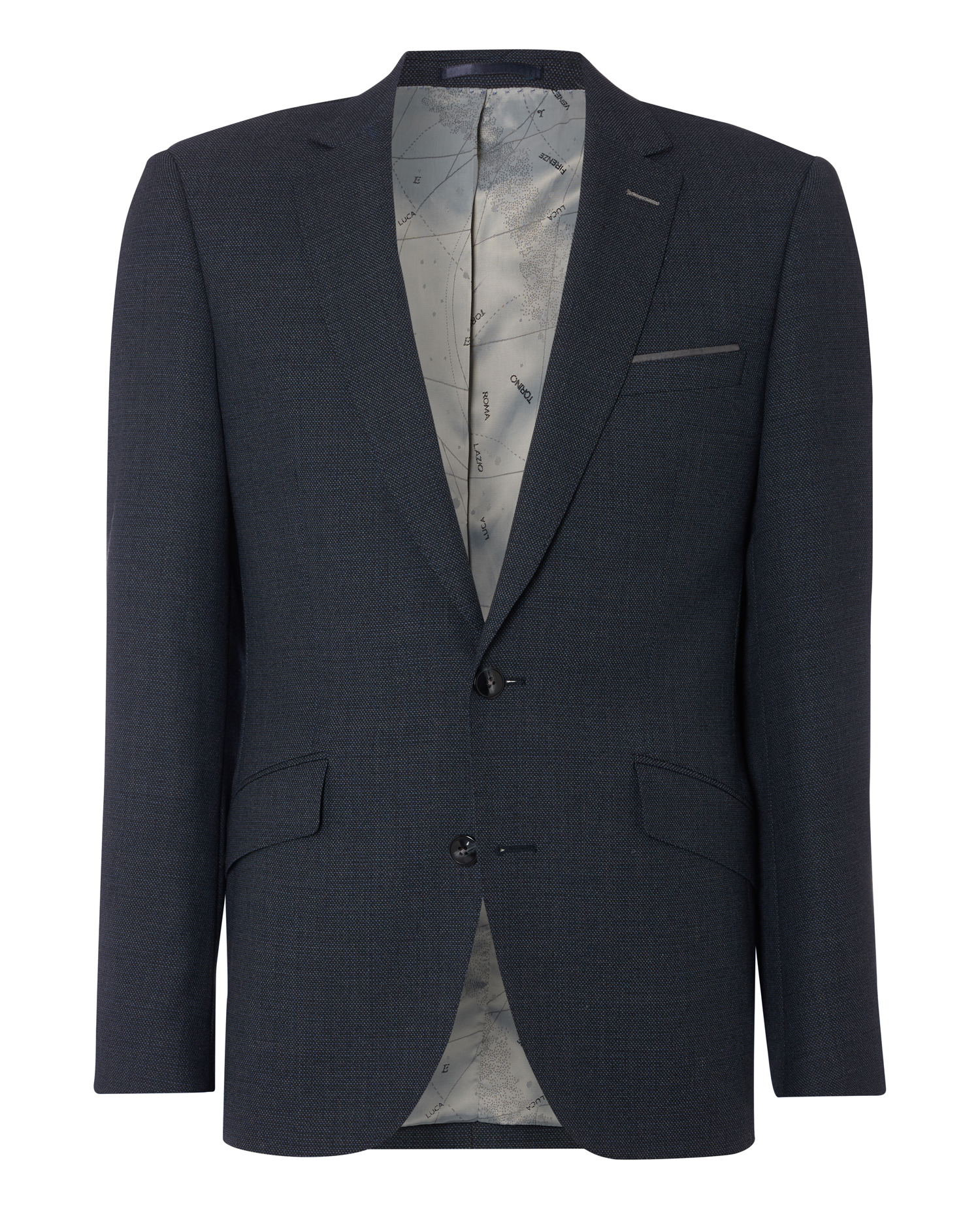 Tapered Fit Wool-Rich Mix and Match Suit / Remus Uomo