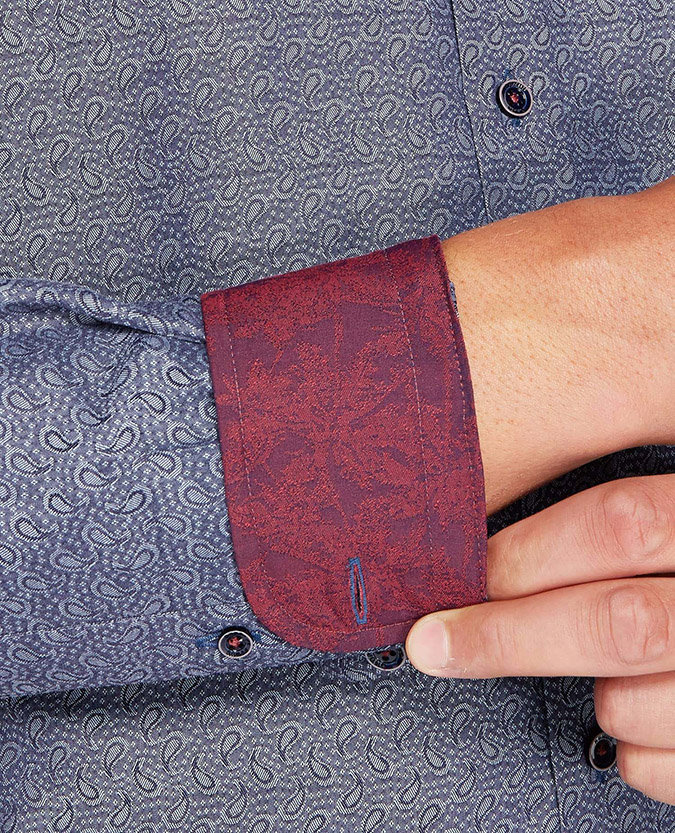 Tapered Fit Paisley Shirt