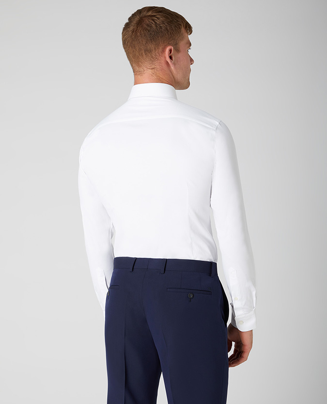 Slim Fit Cotton-Blend Stretch Shirt
