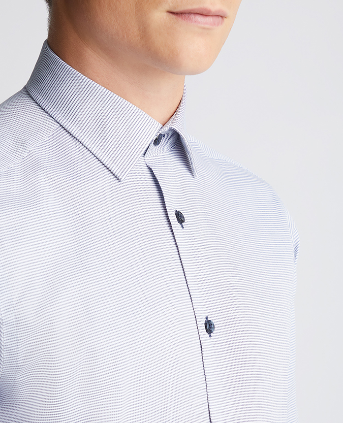 Tapered Fit Cotton Woven Shirt