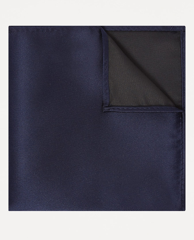 Plain design pocket square