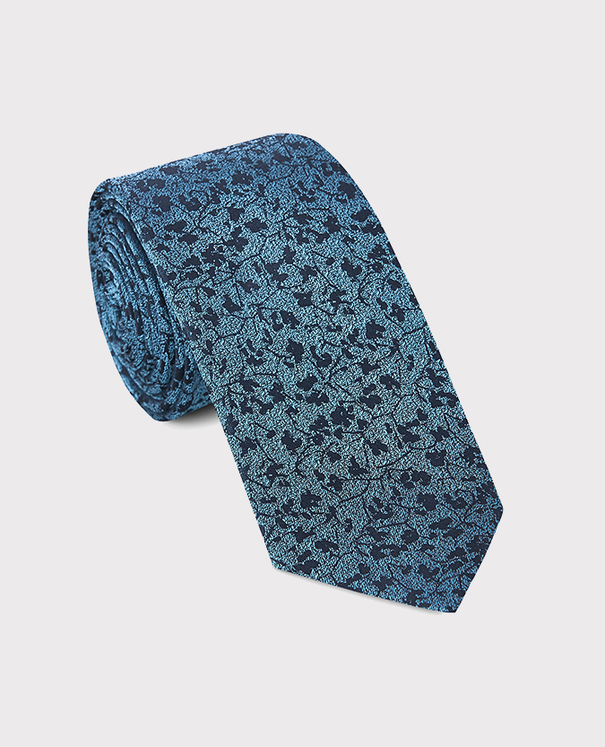 Pure Silk Floral Standard Width Tie