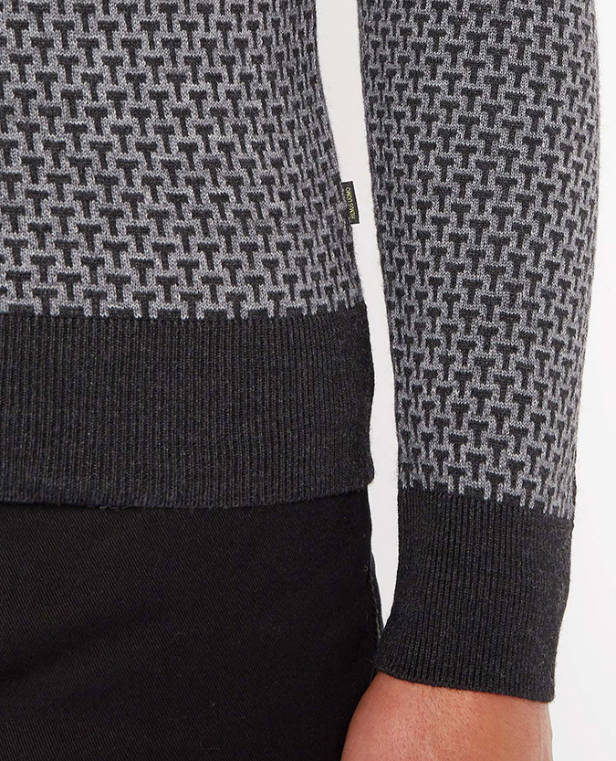 Slim Fit Merino Wool-Blend Crew Neck Sweater