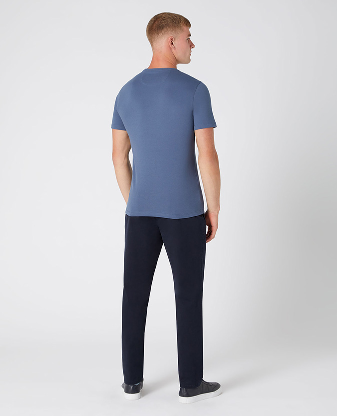 Slim Fit Cotton-Stretch Pique T-Shirt