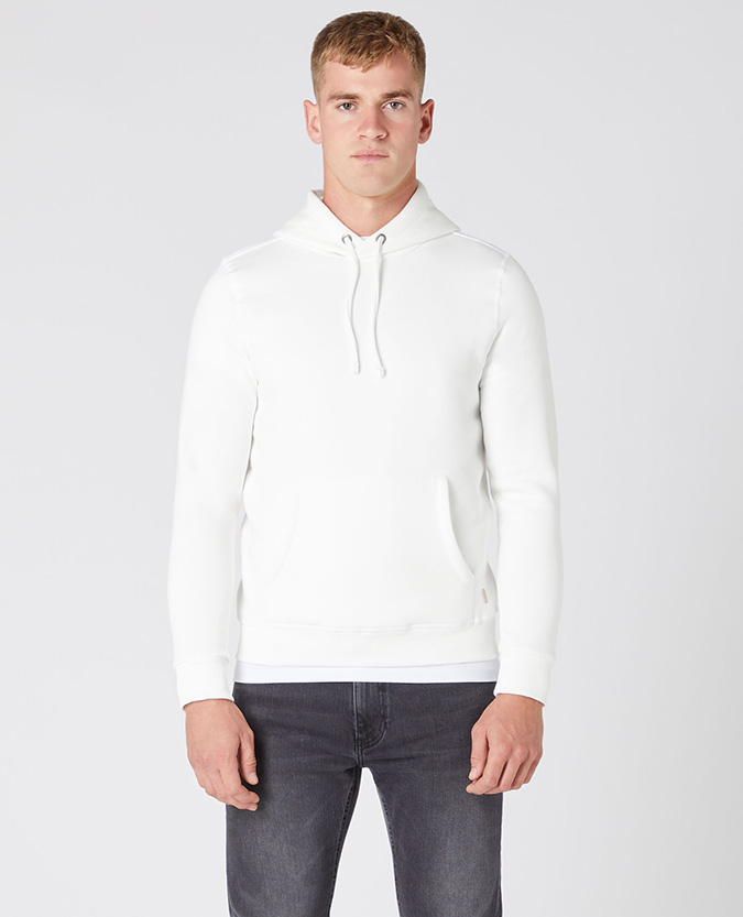 Tapered Fit Cotton-Blend Hoodie