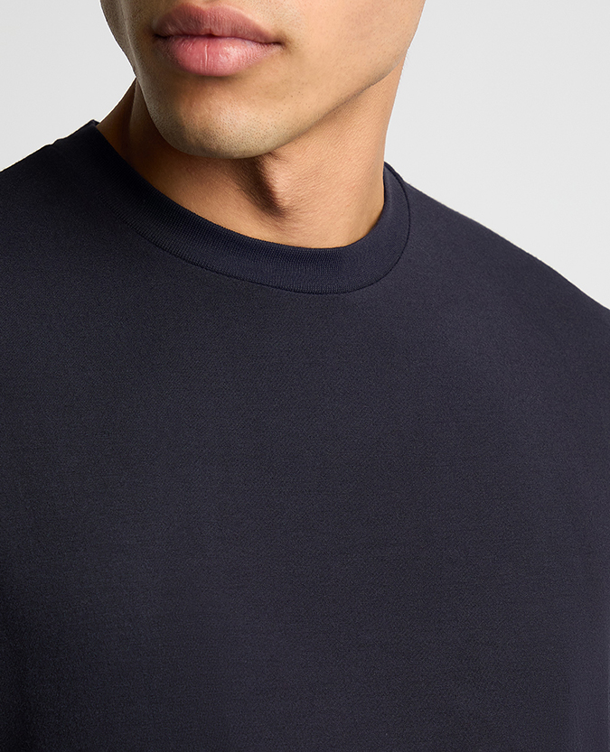 Relaxed Fit Crew Neck Tencel T-Shirt