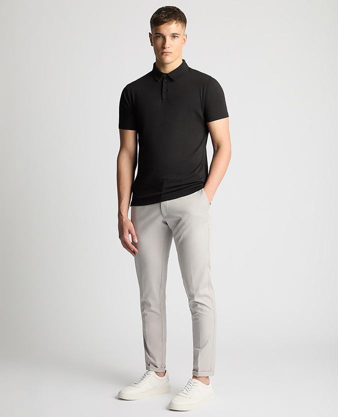 Relaxed Fit Tencel Polo