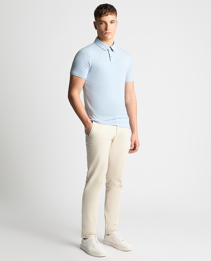 Relaxed Fit Tencel Polo
