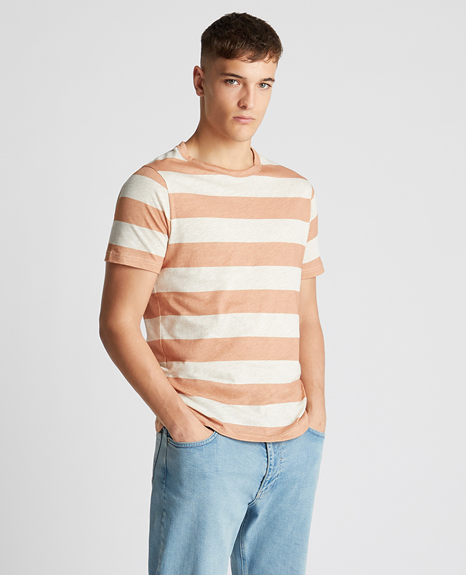 Relaxed Fit Short Sleeve Crew Neck T-Shirt