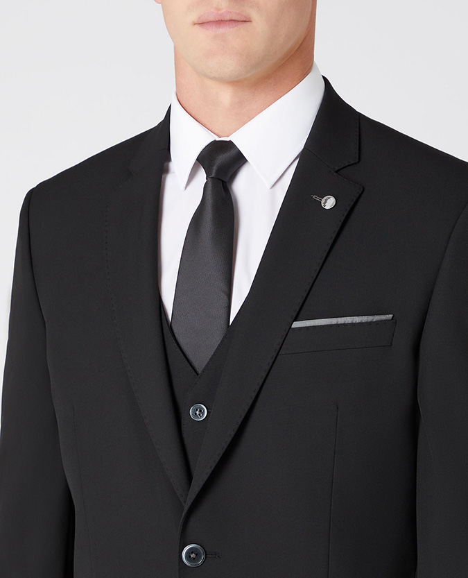 Tapered Fit Stretch Mix and Match Suit Jacket