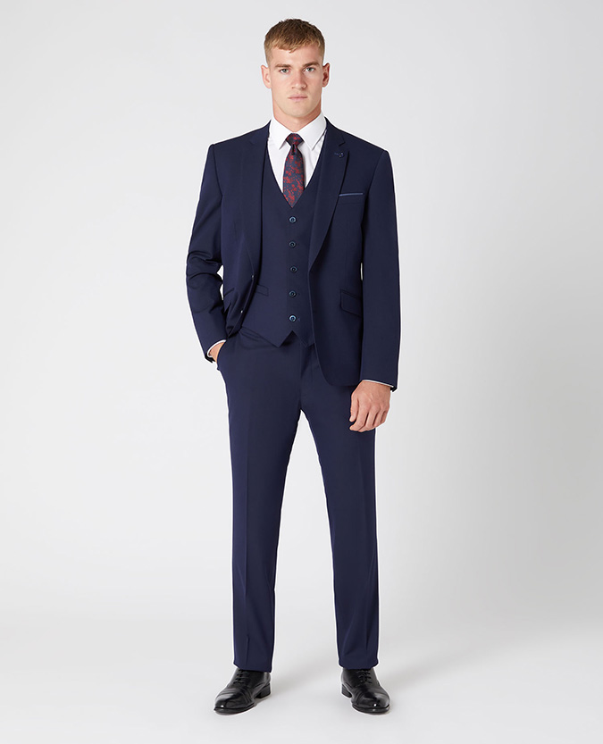 Tapered Fit Stretch Mix and Match Suit Jacket