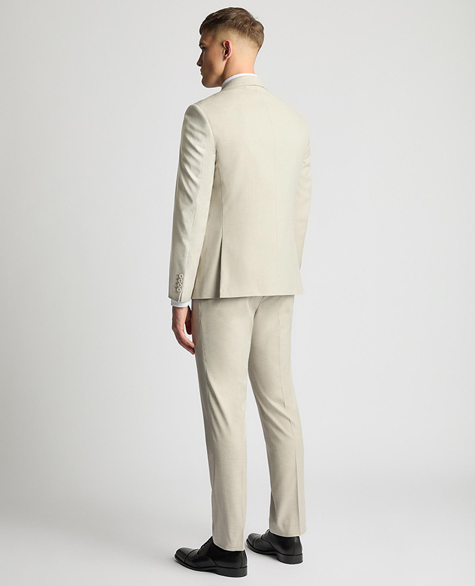 Tapered Fit Stretch Suit Jacket