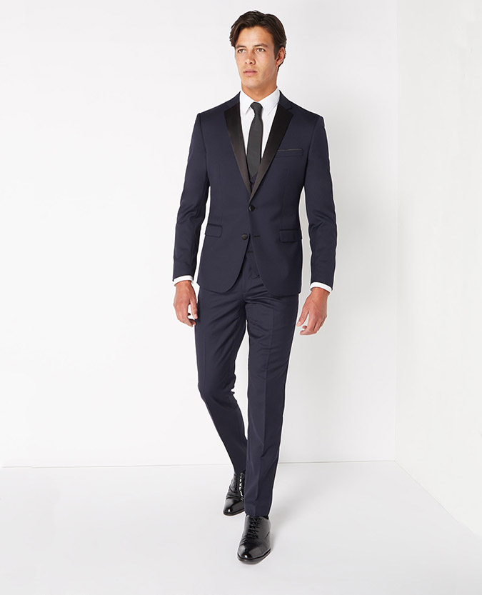Slim Fit Wool-Rich Mix and Match Dinner Suit