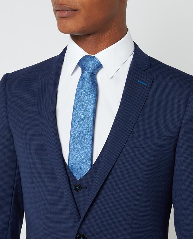 X-Slim Fit Micro-Check Wool-Rich Mix and Match Suit