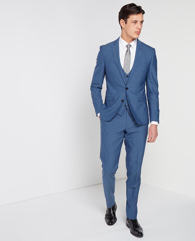 Slim Fit Wool-Rich Mix and Match Performance Suit