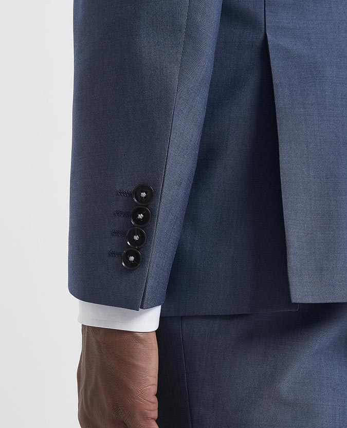 Tapered Fit Wool-Rich Mix and Match Performance Suit