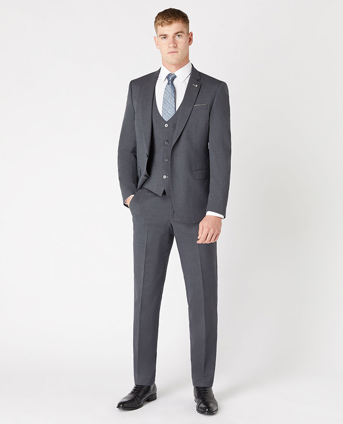 Slim Fit Wool-Rich Stretch Mix And Match Suit