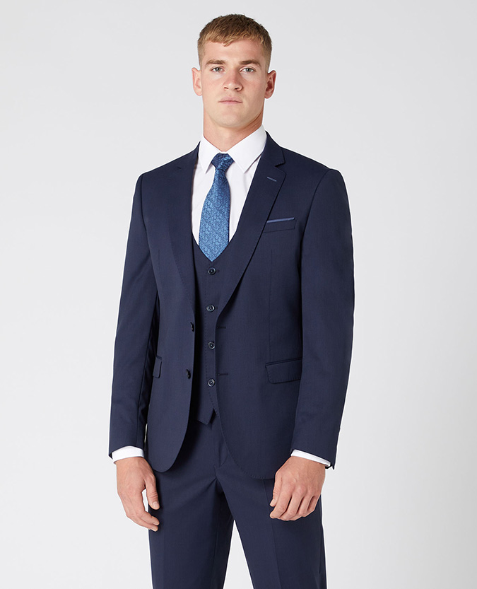 Slim Fit Wool-Rich Mix and Match Suit Jacket