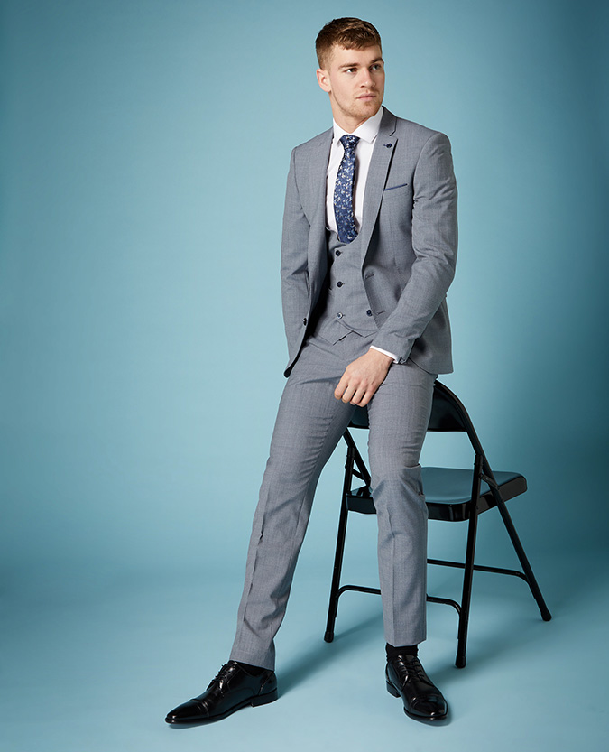 X-Slim Fit Wool-Rich Mix and Match Suit