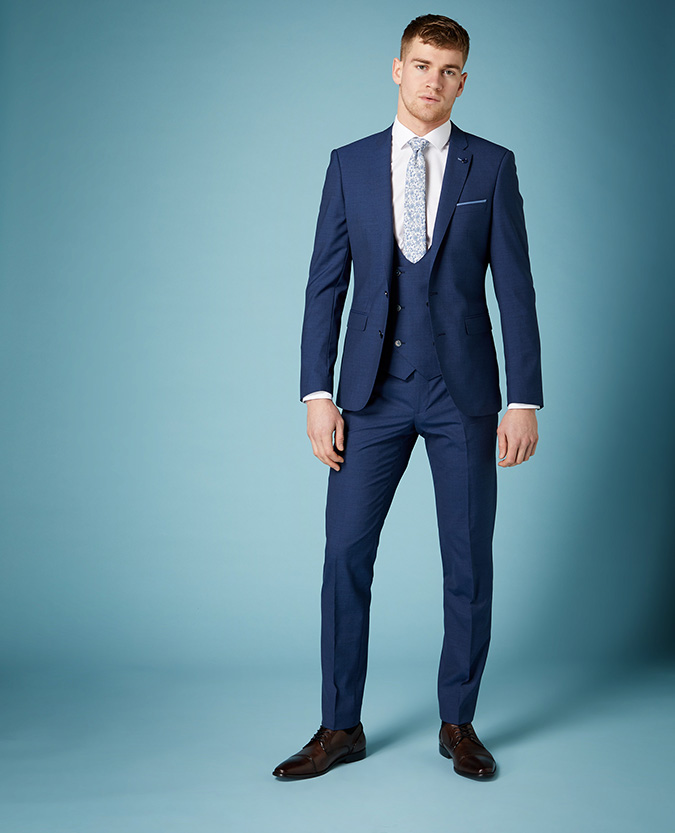 X-slim Fit Wool-Rich Mix and Match Suit