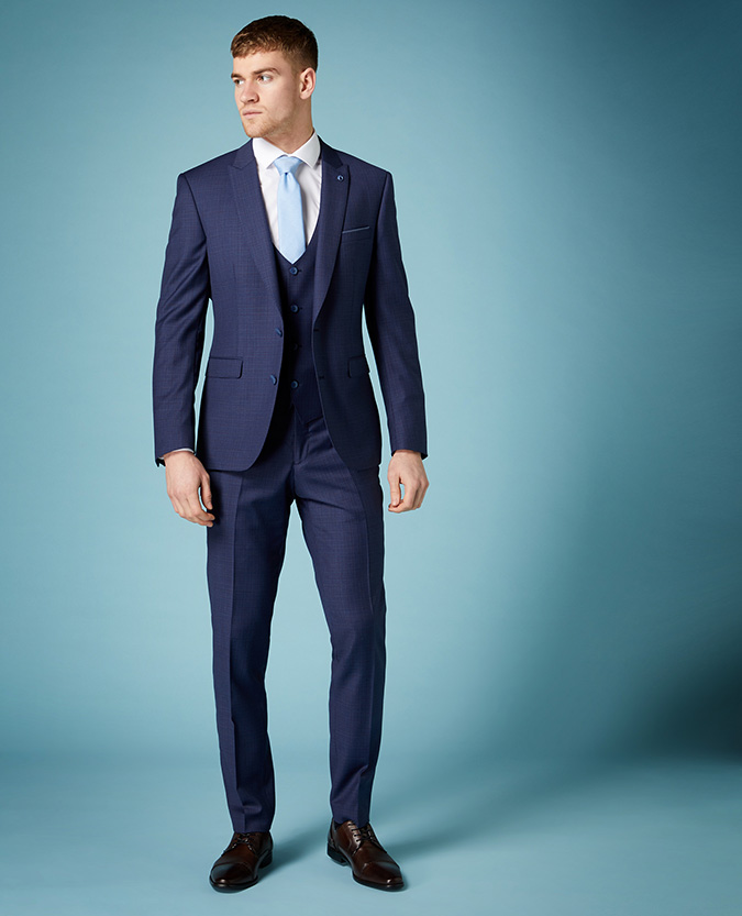 Slim fit Wool-Rich Mix and Match Suit