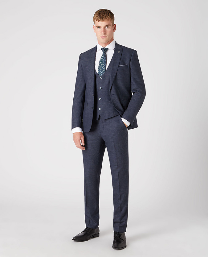 Slim Fit Wool-Rich Stretch Mix and Match Suit