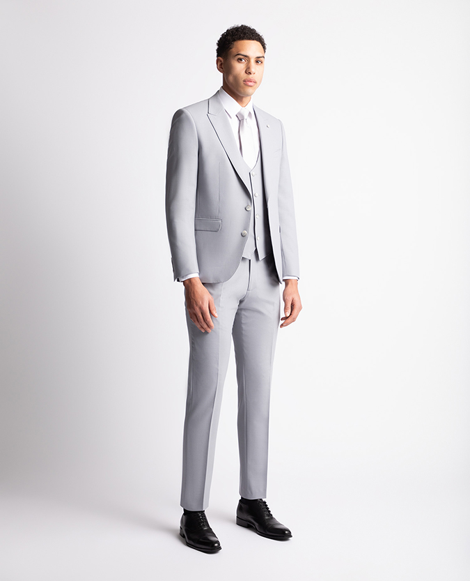 Slim Fit Mix and Match Wool-Blend Suit Jacket