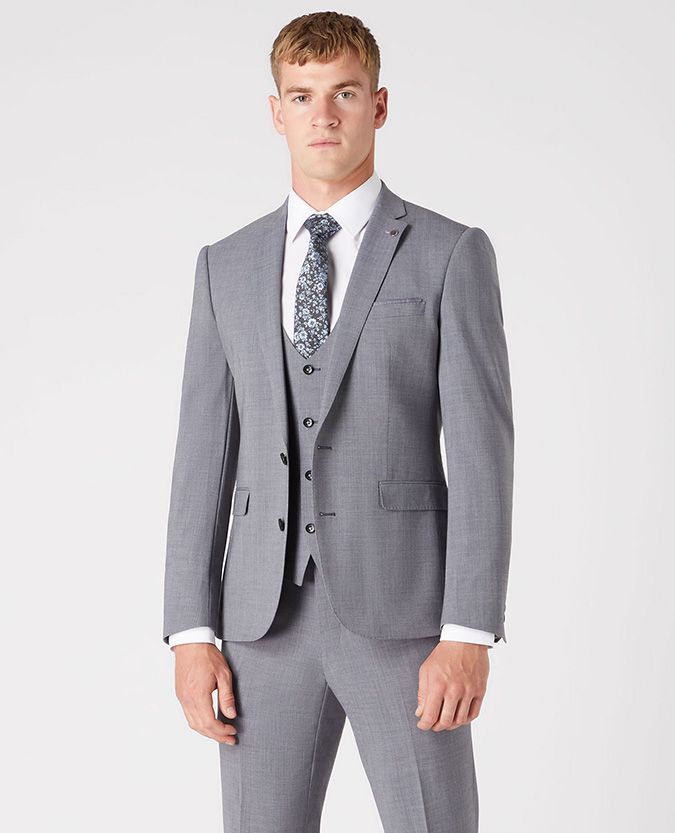 Slim Fit Wool Blend Stretch Mix and Match Suit Jacket