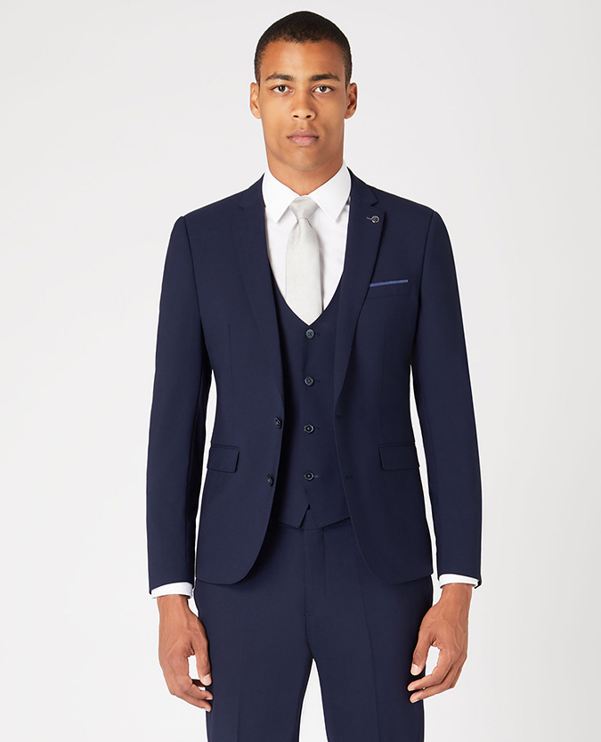 Mix and match suit jacket