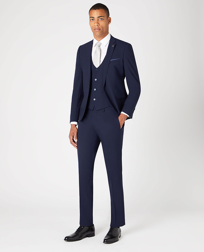 Slim Fit Wool-Rich Stretch Mix and Match Suit Jacket