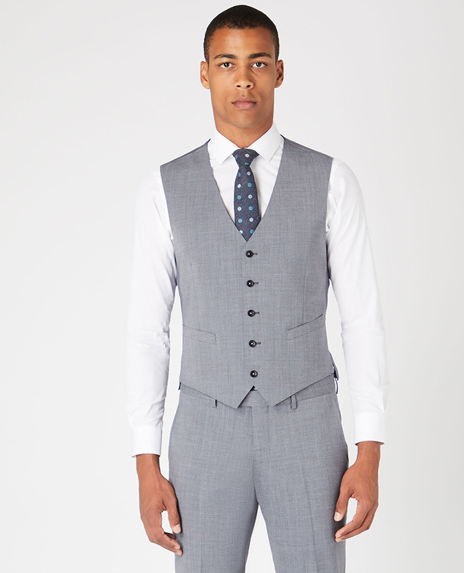 Mix and match suit waistcoat