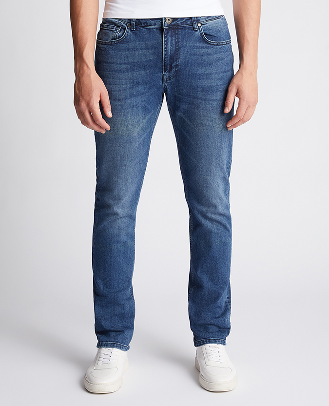 Slim Leg Cotton-Stretch Jean