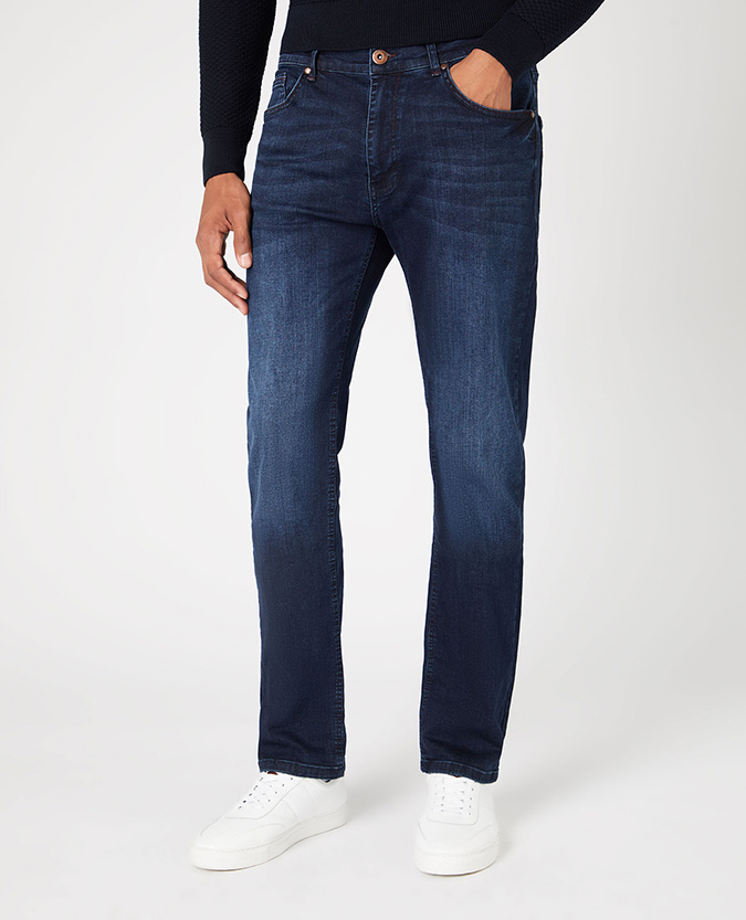 Straight Leg Cotton Stretch Jean