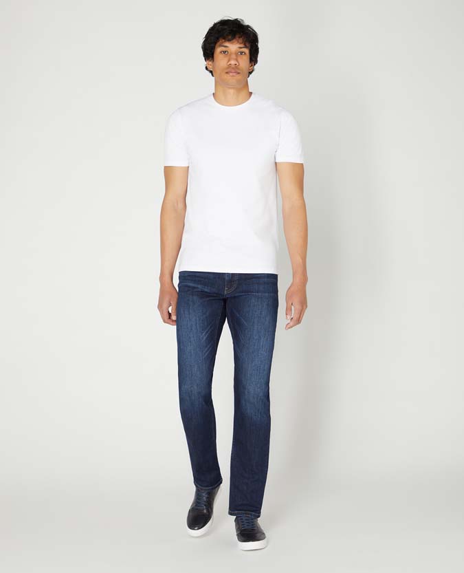 Slim Leg Cotton-Stretch Jeans