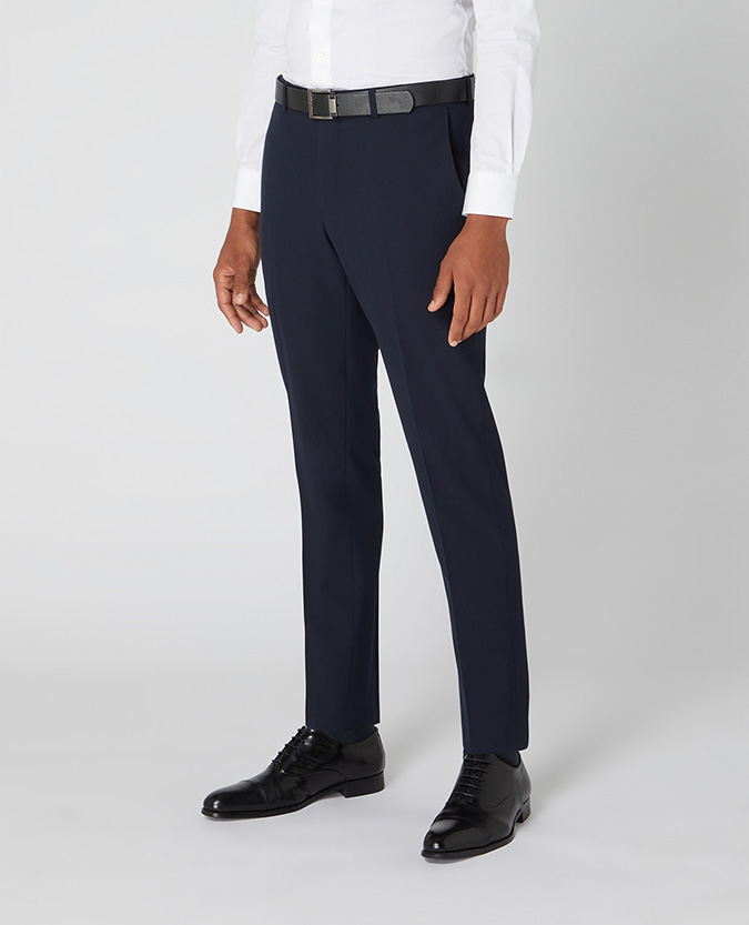 Tapered Fit Formal Trousers