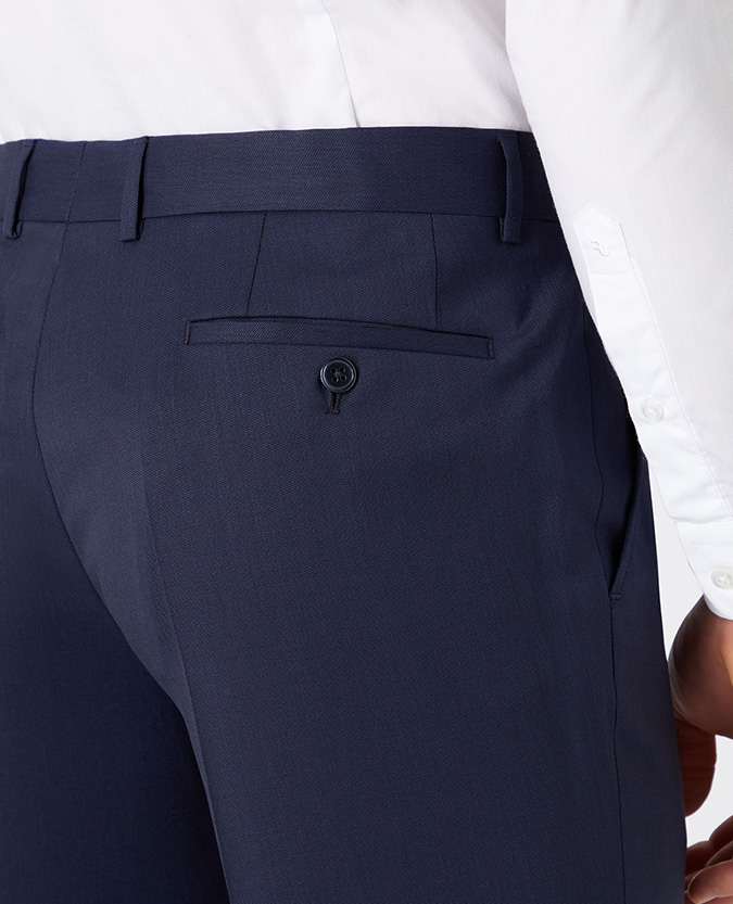 Slim Fit Wool-Blend Stretch Mix and Match Trousers