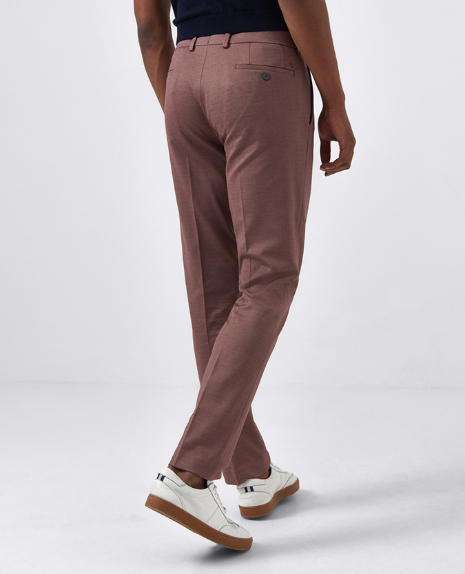 Slim Leg Cotton-Blend Stretch Trouser