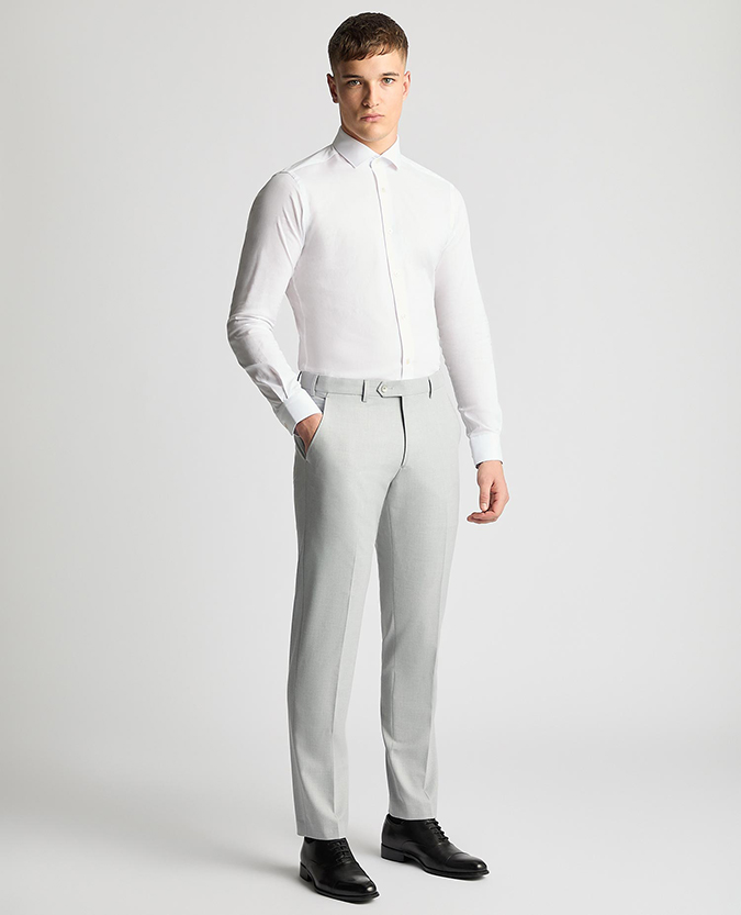 stretch formal trousers