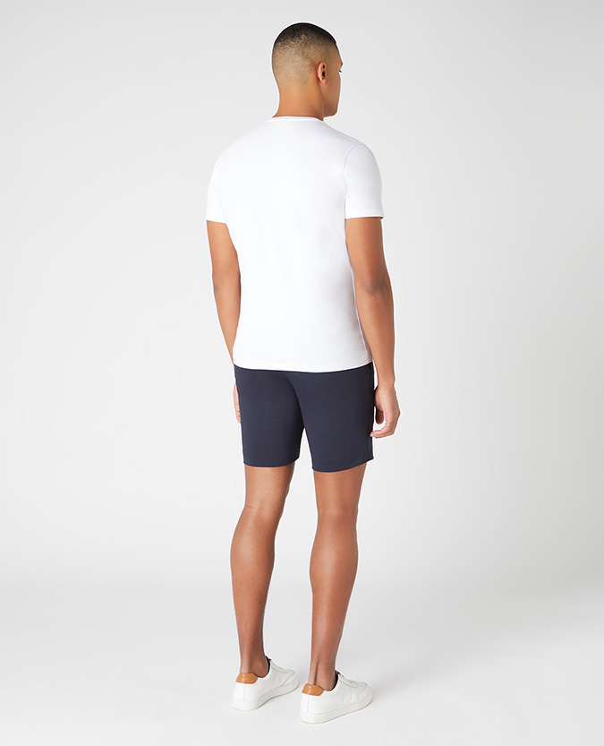 Slim Fit Cotton-Stretch Shorts