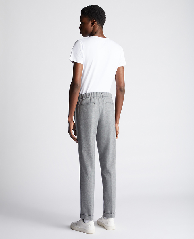 Tapered Fit Stretch Trousers