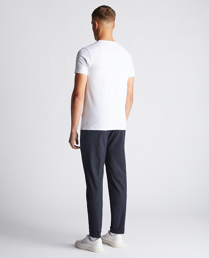 Tapered Fit Stretch Trousers