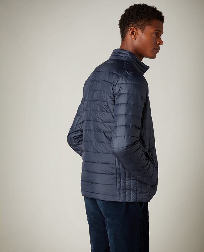 Tapered Fit Quilted Casual Coat