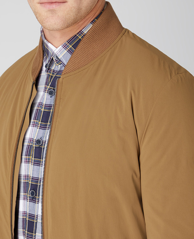 Tapered Fit Bomber Jacket