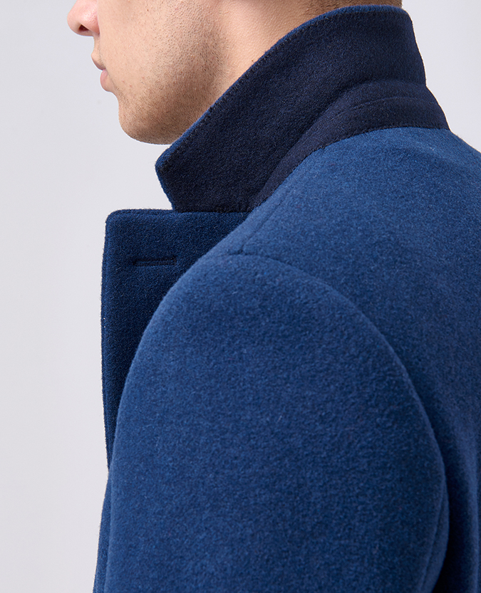 Slim Fit Wool-Rich Overcoat