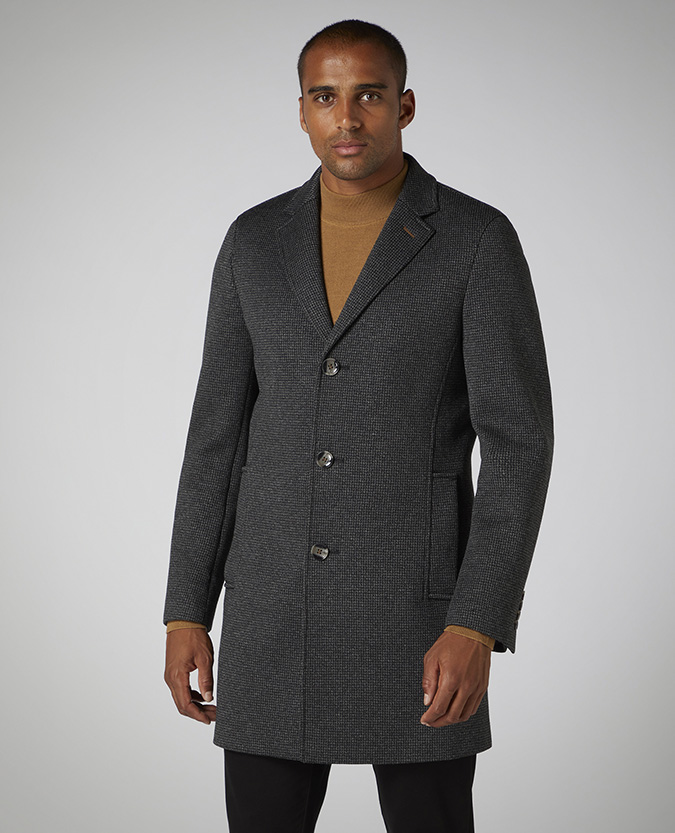 Slim Fit Wool-Mix Overcoat