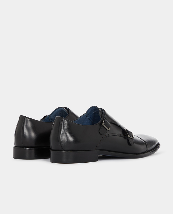 Leather Monk Strap Brogue