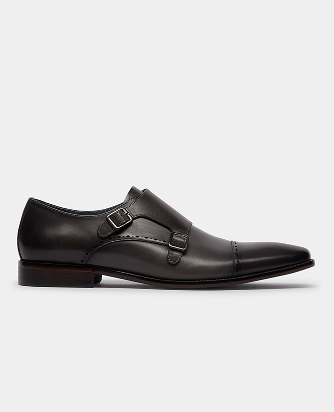 Leather Monk Strap Brogue